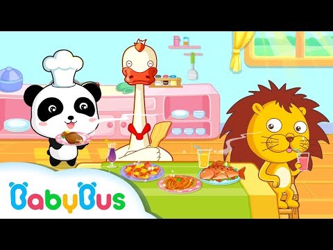 Baby Panda Chef | Cooking Game | Pretend Play | Kids Games | Gameplay Video | BabyBus Game