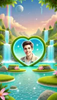 Waterfall Photo Frames Editor