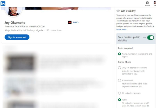 How to Manage Your LinkedIn Profile Visibility?
