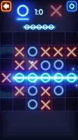 Tic Tac Toe Glow: 2 Players