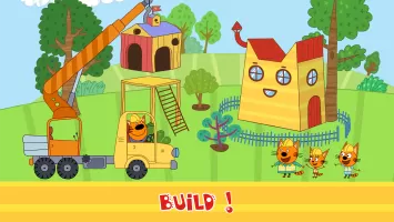 Kid-E-Cats Cars, Build a house