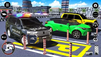 Police Prado Parking Car Games