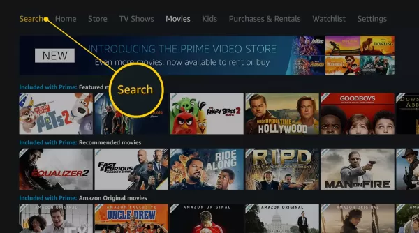How to Search on Prime Video？