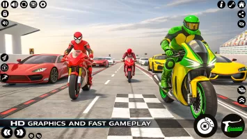Superhero Bike Stunt Games 3D