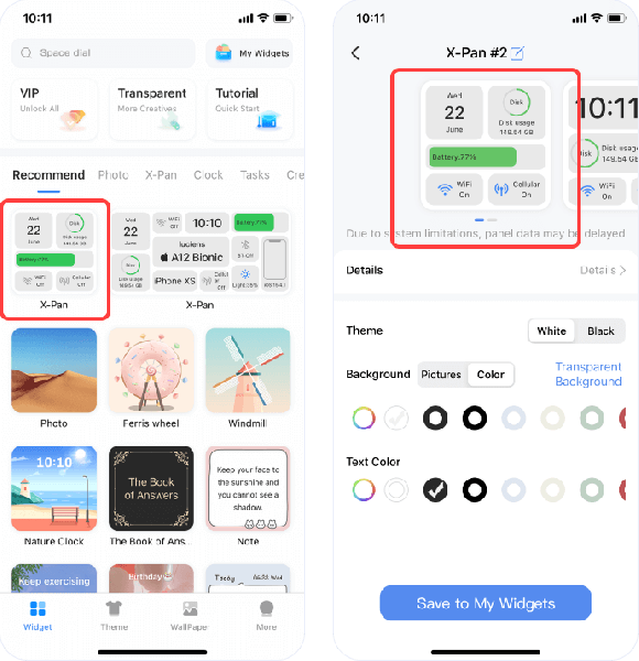 iScreen - Widgets & Themes