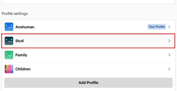 How to Delete a Netflix Profile？