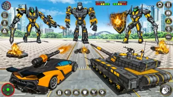 Robot Transform Robot Car Game