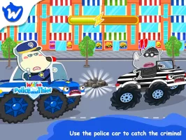 Wolfoo Police And Thief Game