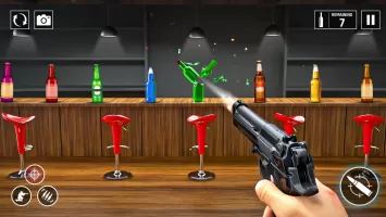 Offline Bottle Shooting Games