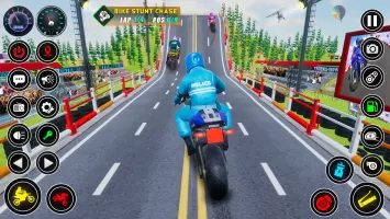 Police bike Stunt Bike Racing