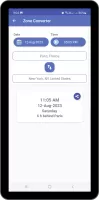 World Clock Time Zones Widget