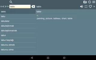 English Turkish Dictionary