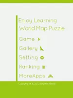 E. Learning World Map Puzzle