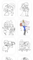 Princess Wedding Coloring Game