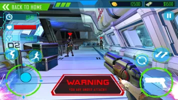 Robot Gun Shooting Games War