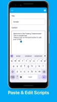 Teleprompter: Floating Notes