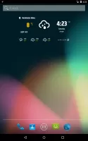 Simple weather & clock widget