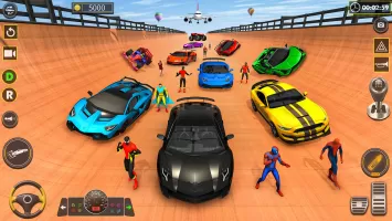 Superhero Game: Ramp Car Stunt