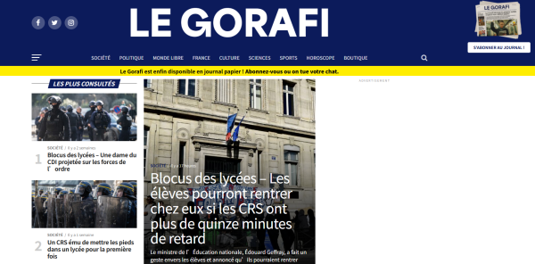 Le Gorafi - Actualités