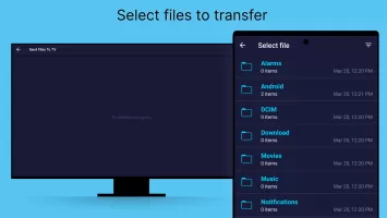 Send files to TV