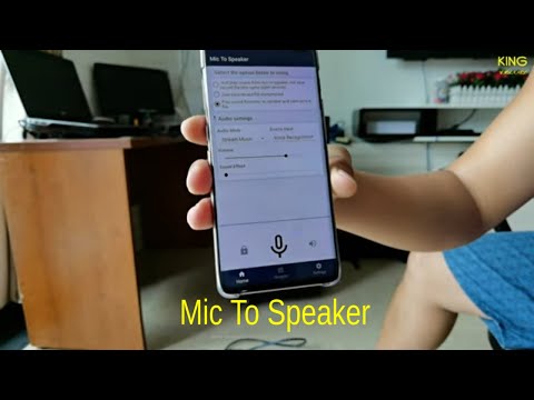 How to using Mic To Speaker application