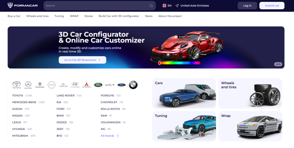 Formacar 3D Tuning