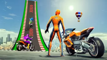 Super Hero Bike: Racing Game