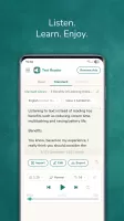 Text reader - text and voice