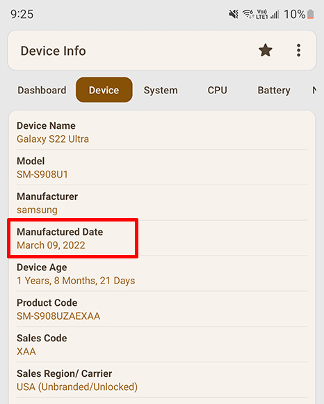 Device Info