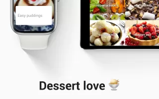 Dessert recipes