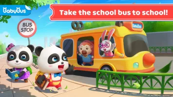 Baby Panda's School Bus