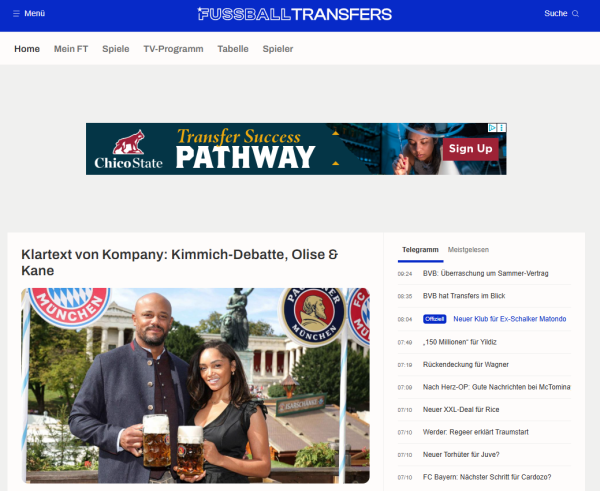 Fussball Transfers