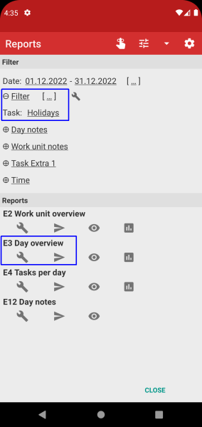 Time Recording - Timesheet App