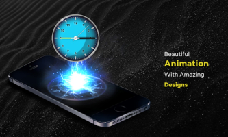 Lock Screen Clock Widget