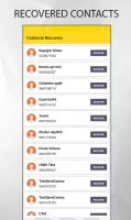 Deleted contacts Recovery