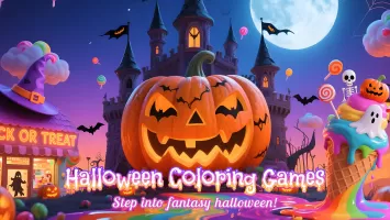 Halloween Witch Coloring Games