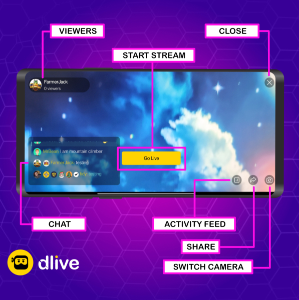 DLive · Your Stream Your Rules