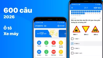 Ôn Thi GPLX 600 Câu 2025 B C