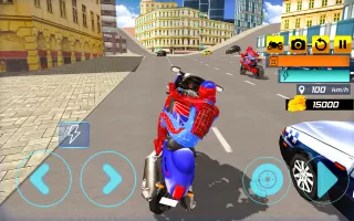 Superhero Stunt Bike Simulator