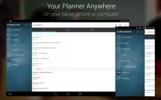 myHomework Student Planner