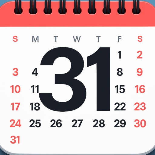 Calendar 2024: Simple Calendar