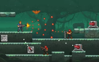 Gun Force Side-scrolling Game