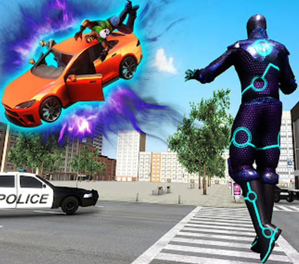 Black Hole Superhero Fighter