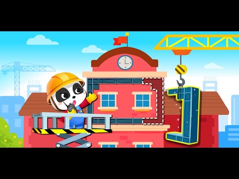 Baby Panda's Earthquake-resistant Building | BabyBus Games