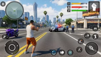 Crime Car City Gangster Games