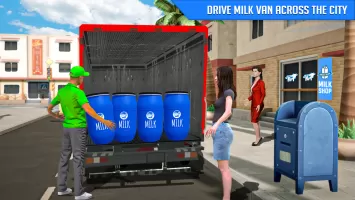 Milk Van Delivery Simulator