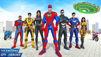 Rope Hero Superhero Flying