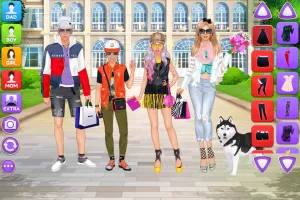 Superstar Family Dress Up Game