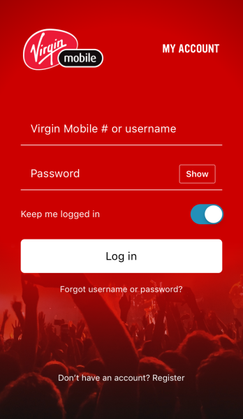Virgin Plus My Account