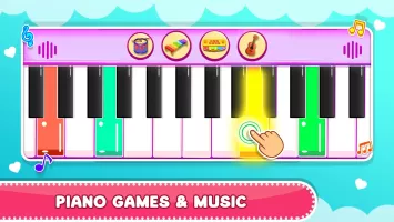 Princess Pink Piano Music Game